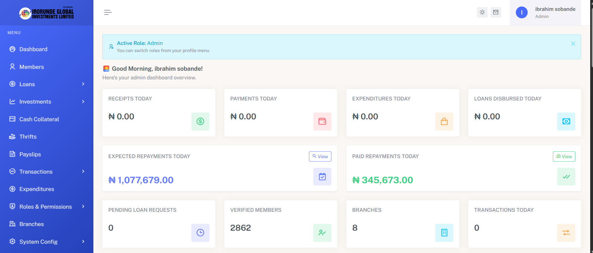 Accounting and Loan Management System for IGIL